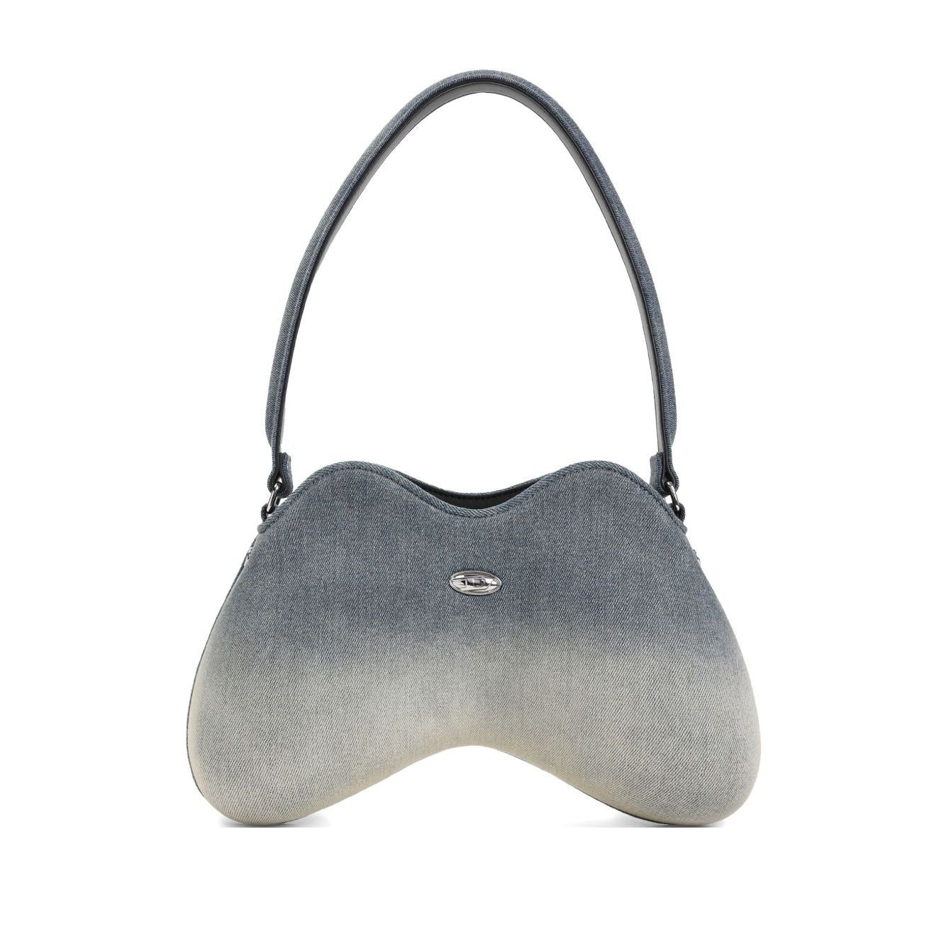 Diesel double-d denim shoulder bag