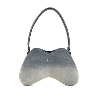 Diesel double-d denim shoulder bag Shoulder