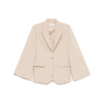 Parosh Single-Breasted Blazer Jackets