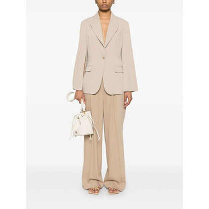 Parosh Single-Breasted Blazer Jackets