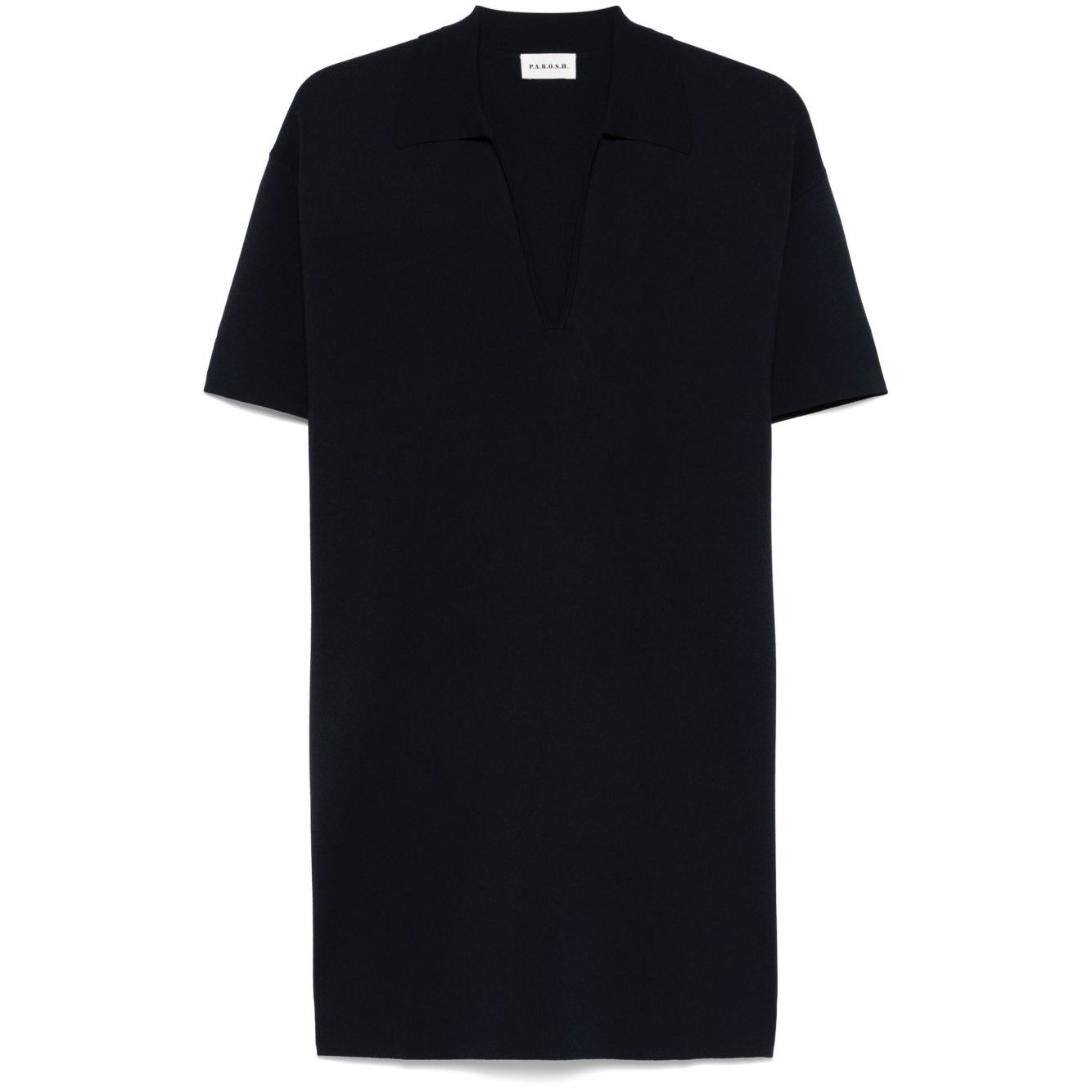 Parosh mini dress with collar detail and V-neckline Dresses