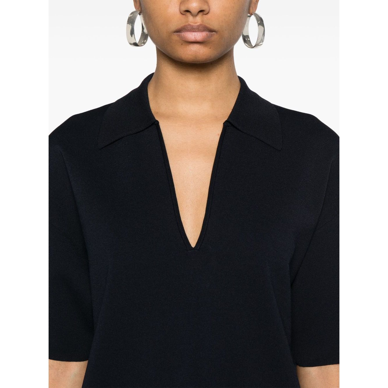 Parosh mini dress with collar detail and V-neckline Dresses