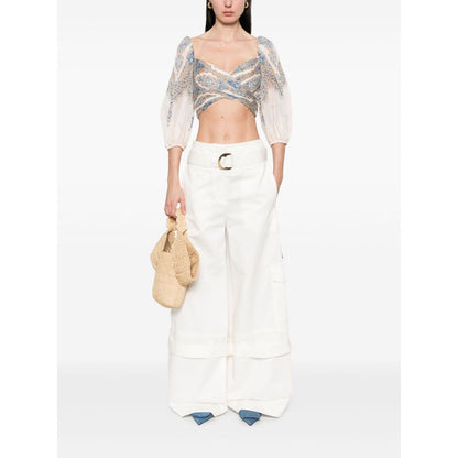 Zimmermann Zimmerman pleated design top Topwear