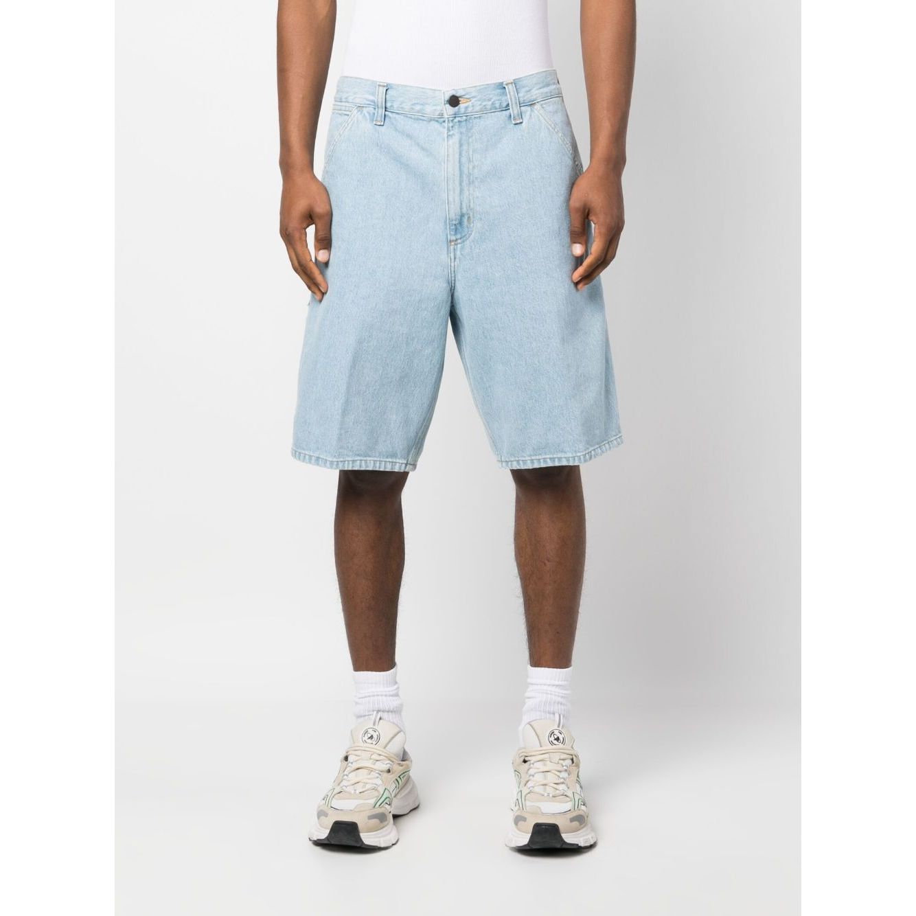 CARHARTT WIP MAIN Shorts Clear Blue