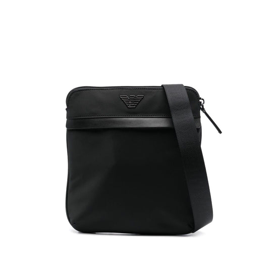 Emporio Armani ASV recycled-nylon flat shoulder bag