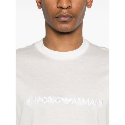 Emporio Armani Embroidered Logo T Shirt