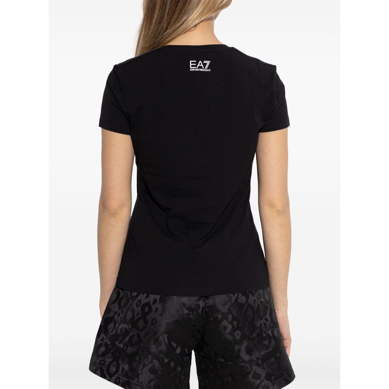EA7 T-shirts and Polos Black Topwear
