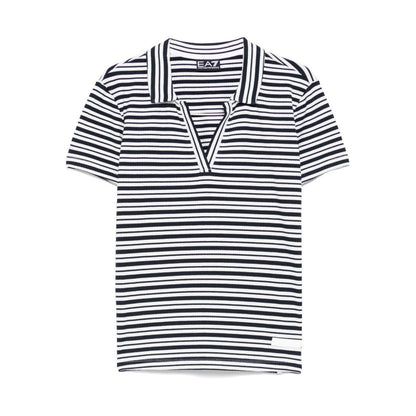 EA7 T-shirts and Polos Black Topwear