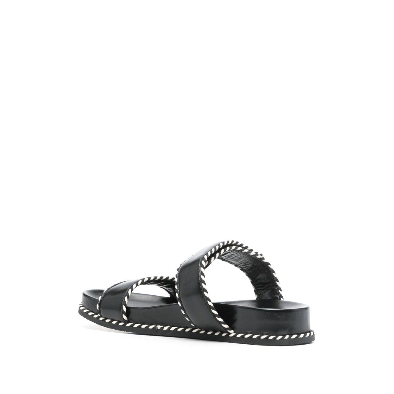 EMPORIO ARMANI EXCLUSIVE Emporio Armani Sandals with nappa strap and two-tone profiles X3P856XR387B133-P25