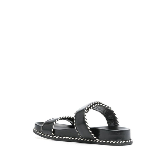 EMPORIO ARMANI EXCLUSIVE Emporio Armani Sandals with nappa strap and two-tone profiles X3P856XR387B133-P25