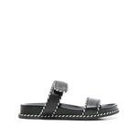 EMPORIO ARMANI EXCLUSIVE Emporio Armani Sandals with nappa strap and two-tone profiles X3P856XR387B133-P25