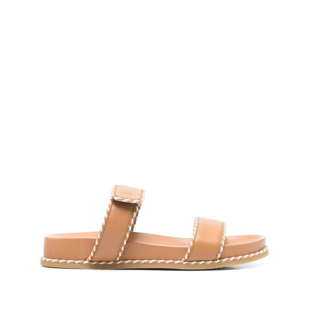 EMPORIO ARMANI EXCLUSIVE Emporio Armani Sandals with nappa strap and two-tone profiles X3P856XR387E625-P25