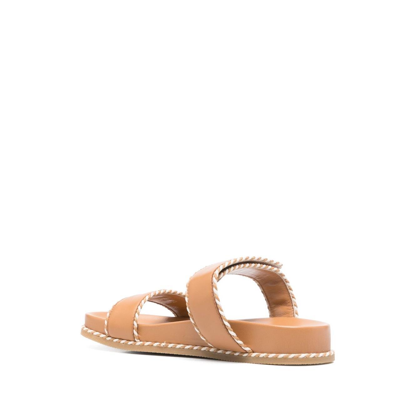EMPORIO ARMANI EXCLUSIVE Emporio Armani Sandals with nappa strap and two-tone profiles X3P856XR387E625-P25