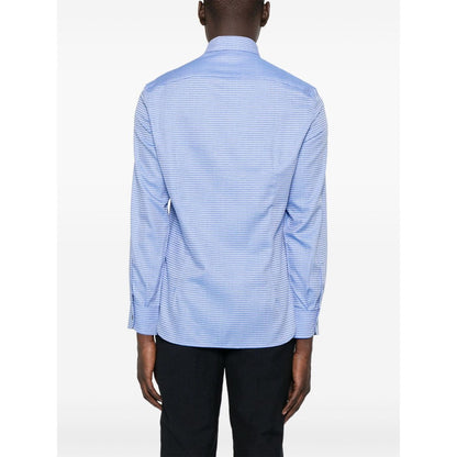 Emporio Armani Shirts Clear Blue