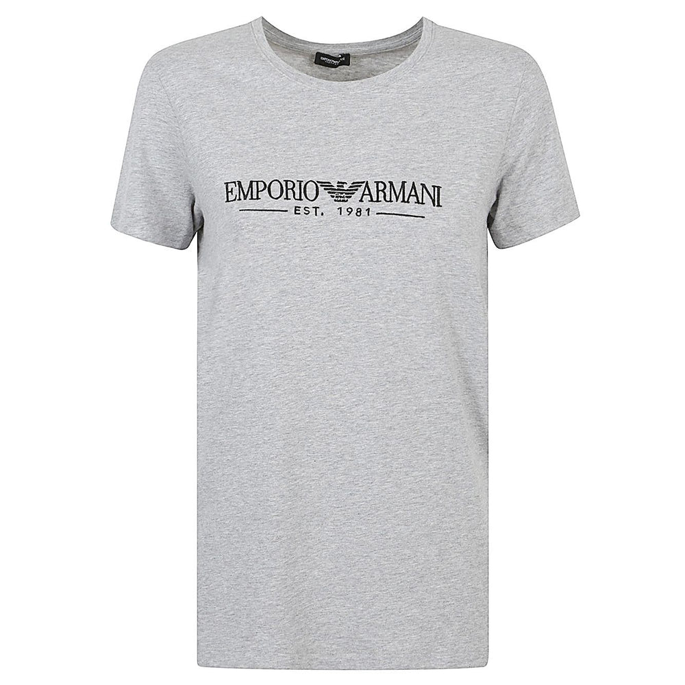 Emporio Armani T-shirts and Polos Grey Topwear