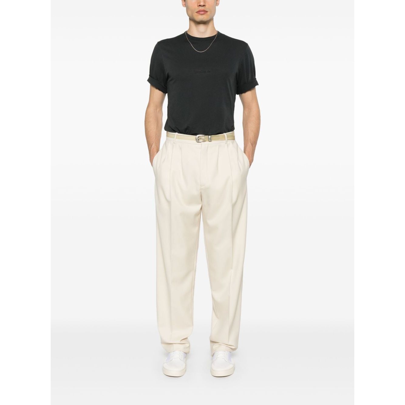 Saint Laurent T-shirt with logo Topwear