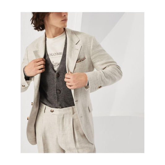 Brunello Cucinelli Sweaters Grey Topwear