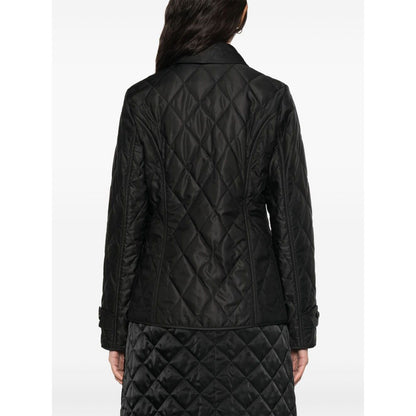 Burberry Tailored jacket with quilted high collar