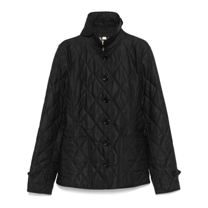 Burberry Tailored jacket with quilted high collar