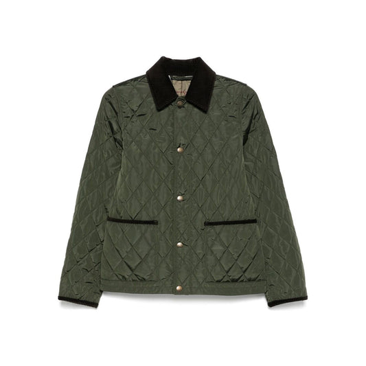 Burberry Quilted blazer corduroy collar