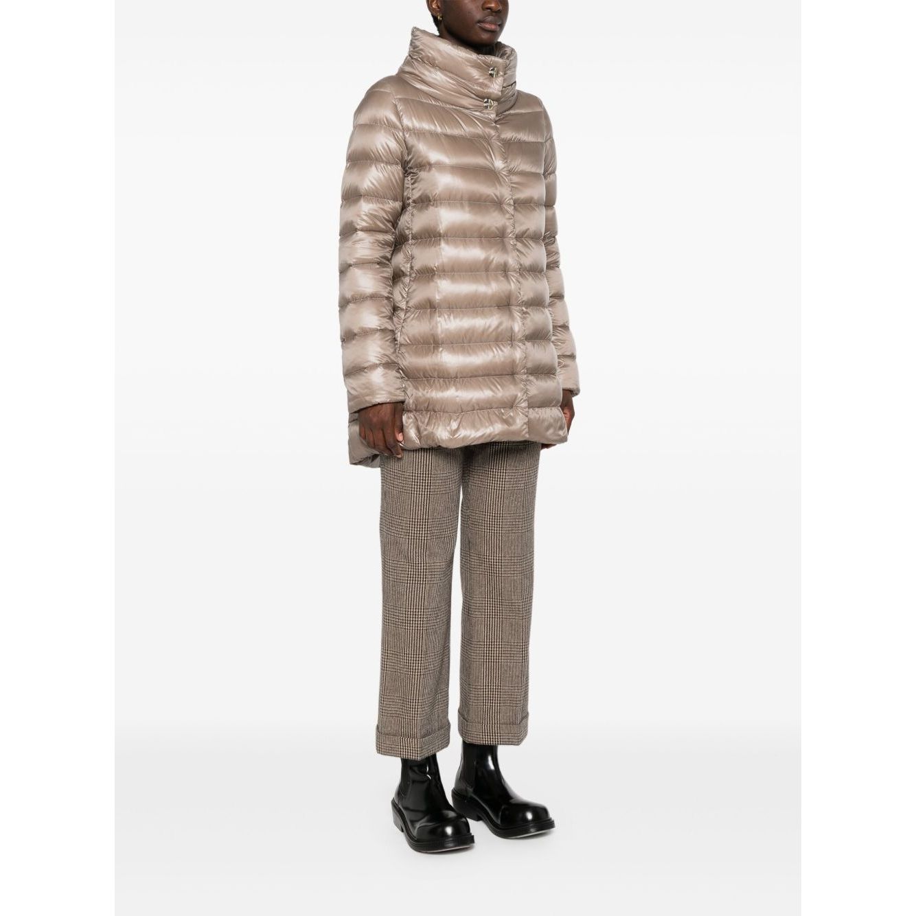 Herno Coats Dove Grey Jackets