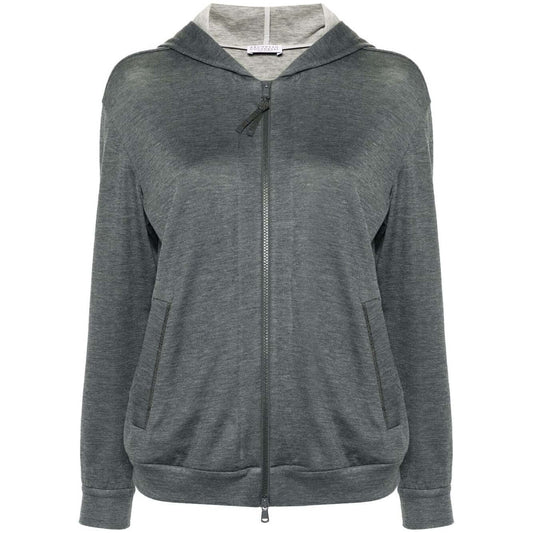 Brunello Cucinelli Sweaters Grey Topwear