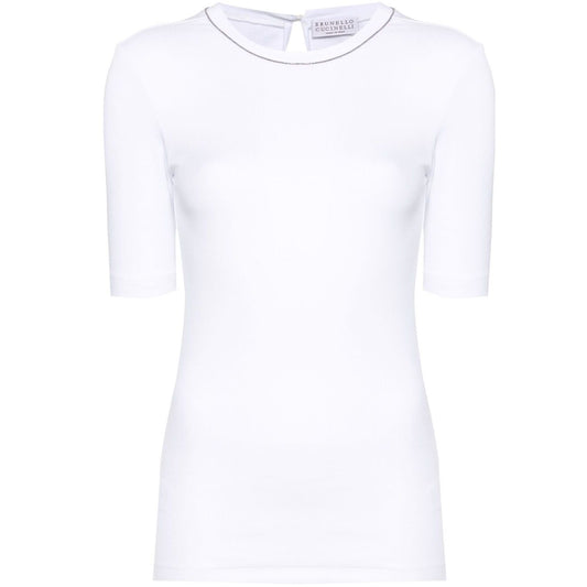 Brunello Cucinelli T-shirts and Polos White Topwear