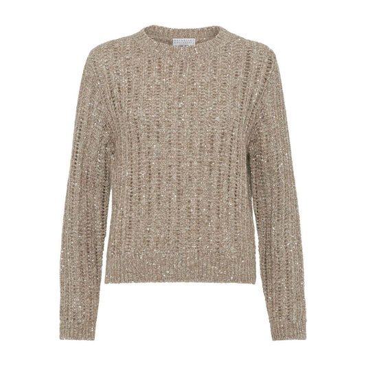 Brunello Cucinelli Sweaters Beige Topwear