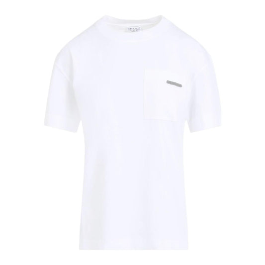 Brunello Cucinelli T-shirts and Polos White Topwear