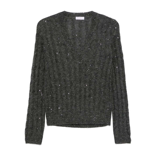 Brunello Cucinelli Sweaters Grey Topwear