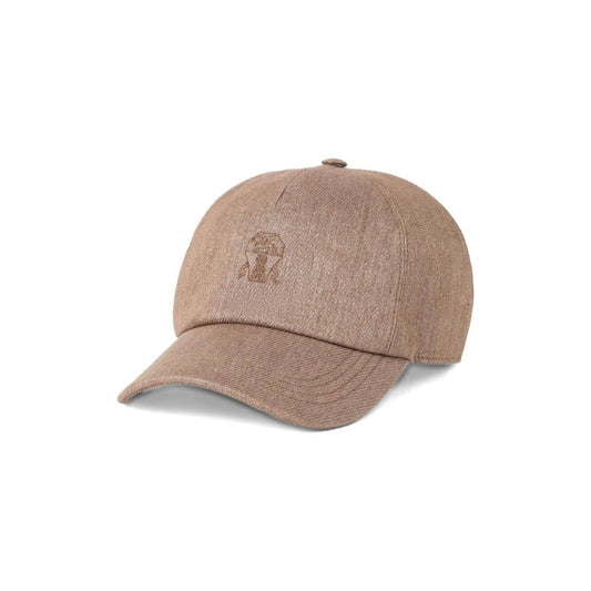 Brunello Cucinelli baseball cap with embroidered logo Scarves Hats & Gloves