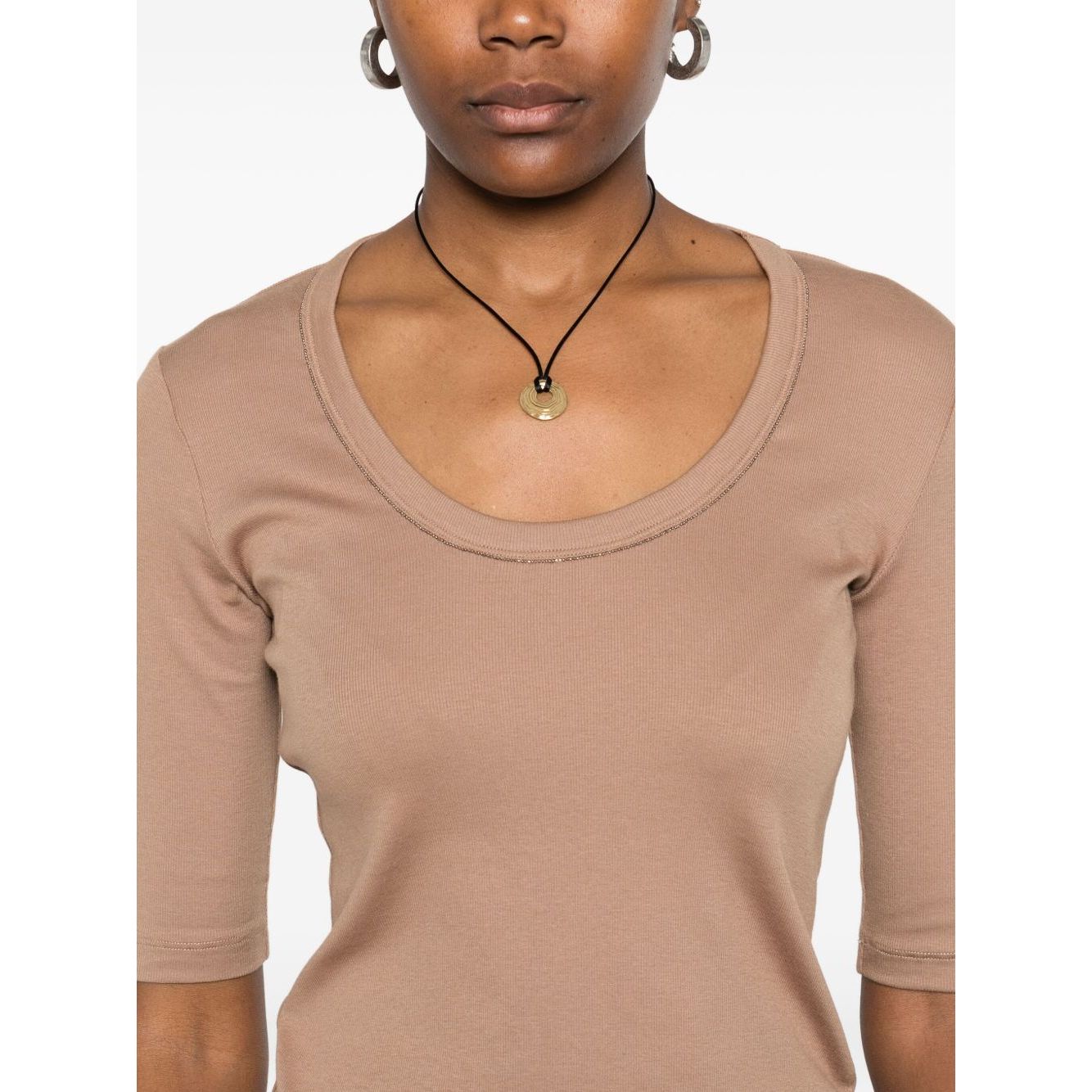 Fabiana Filippi Sweaters Camel Topwear