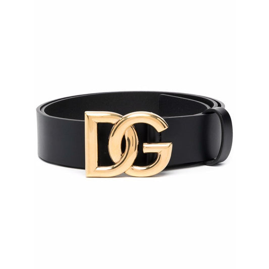Dolce & Gabbana DG Logo leather belt Belts