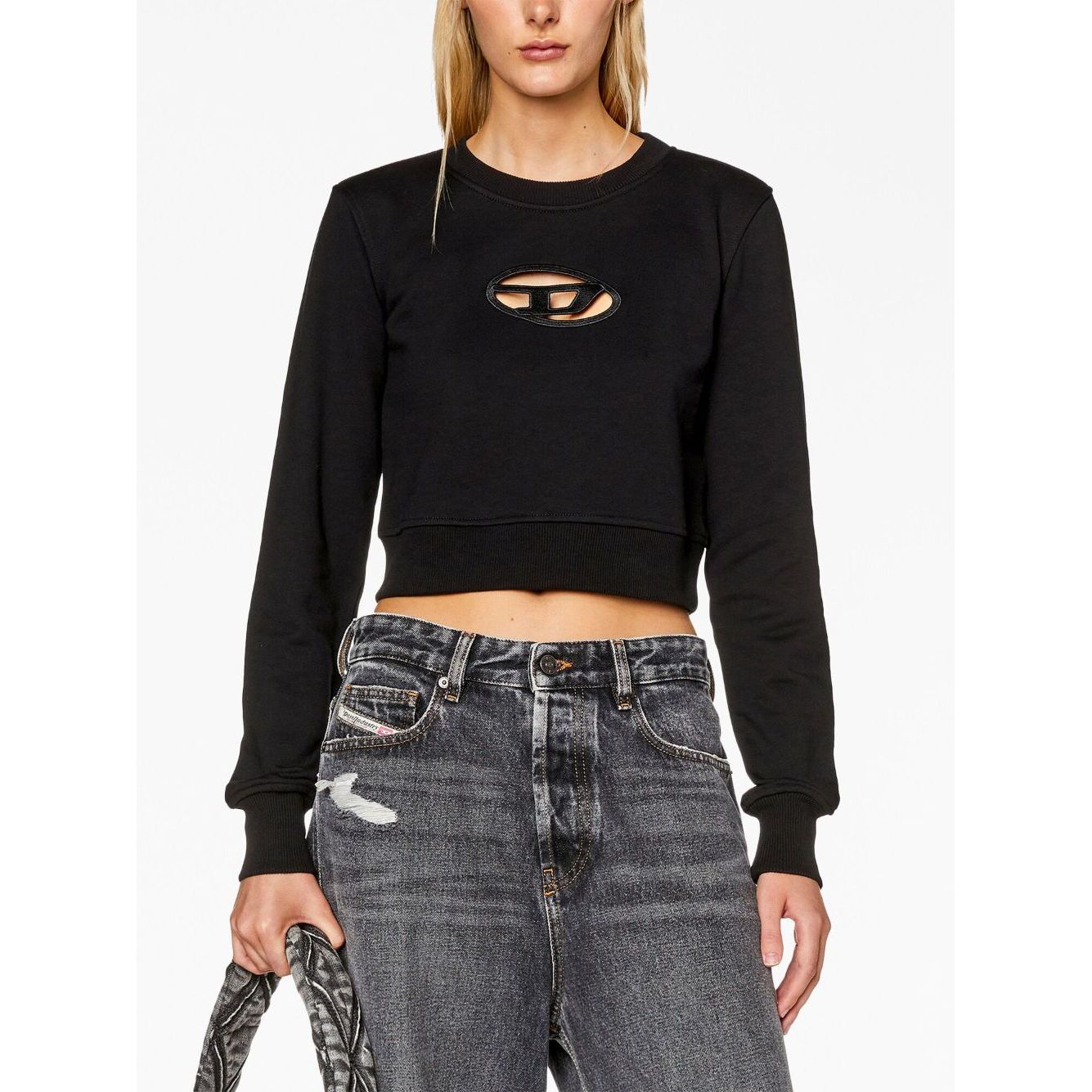 Diesel Sweaters Black Topwear