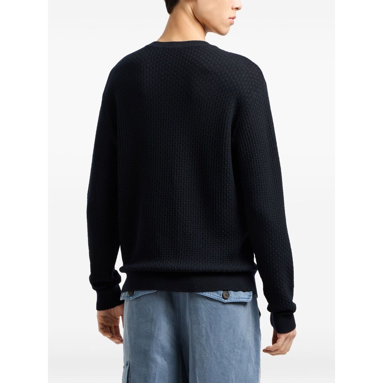 Emporio Armani Sweaters Blue