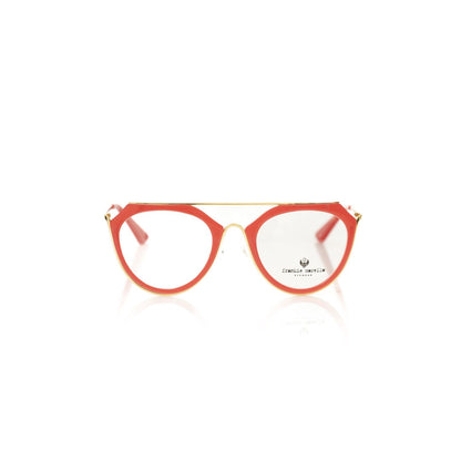 Frankie Morello Red Acetate Glasses Frame