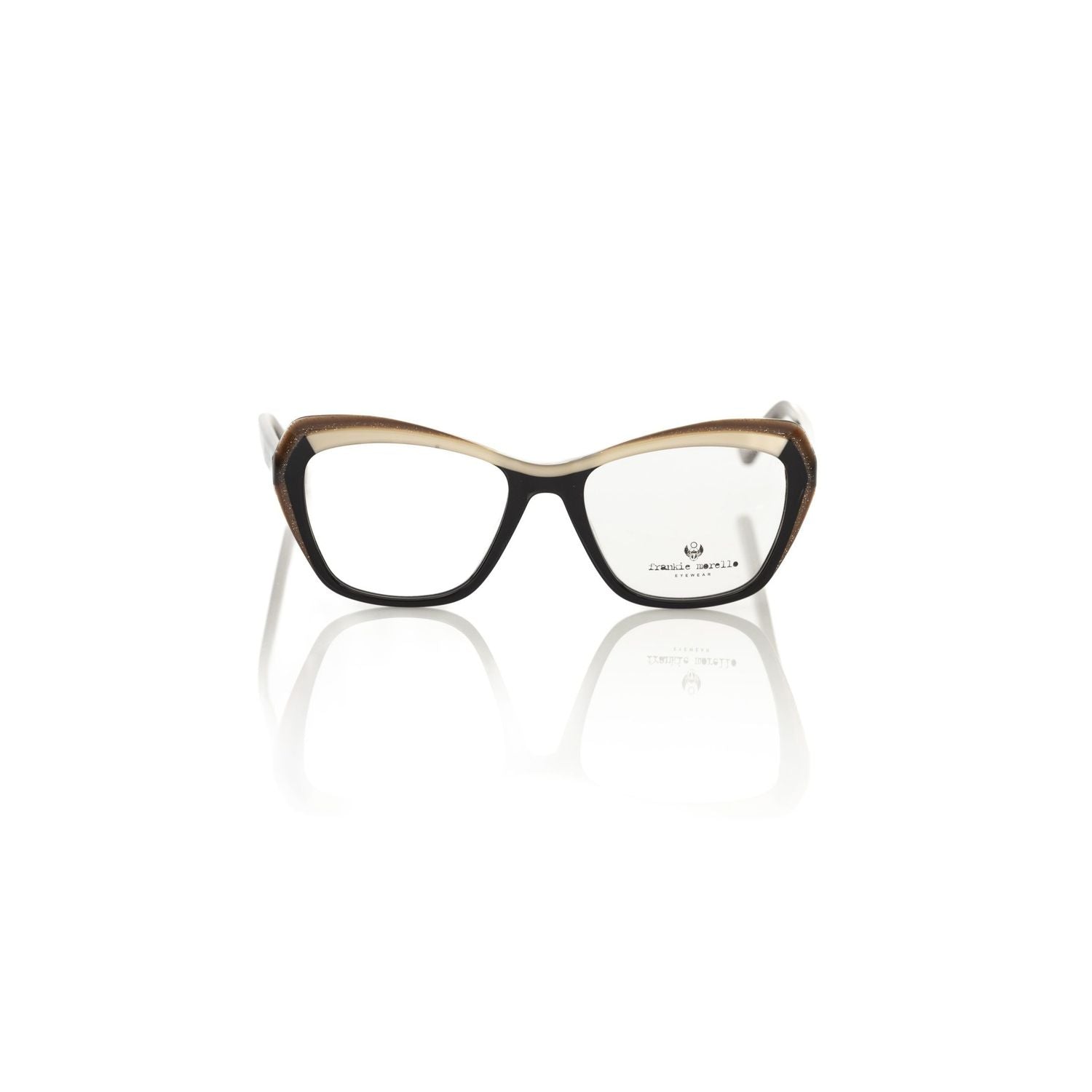Frankie Morello Black Acetate Glasses Frame