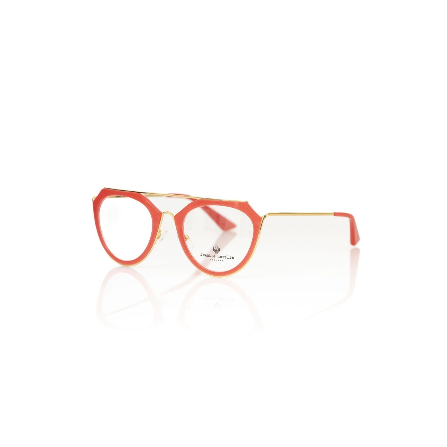 Frankie Morello Red Acetate Glasses Frame