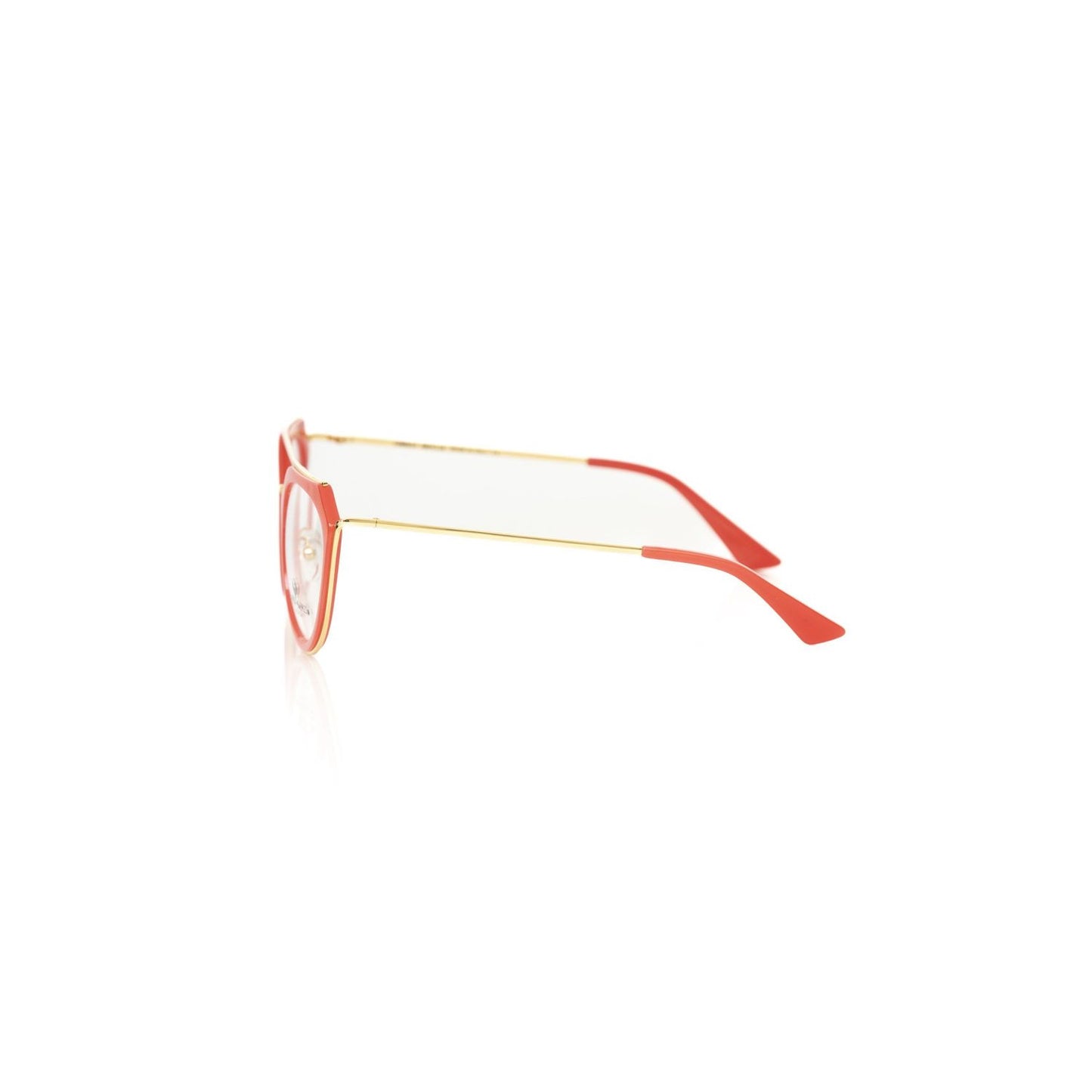 Frankie Morello Red Acetate Glasses Frame