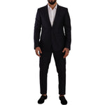 Dolce & Gabbana Blue MARTINI Slim fit 2 Piece Coat Suit KOS1907 - 50