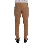 Dolce & Gabbana Brown Corduroy Cotton Skinny Slim Fit Jeans PAN72718 - 48