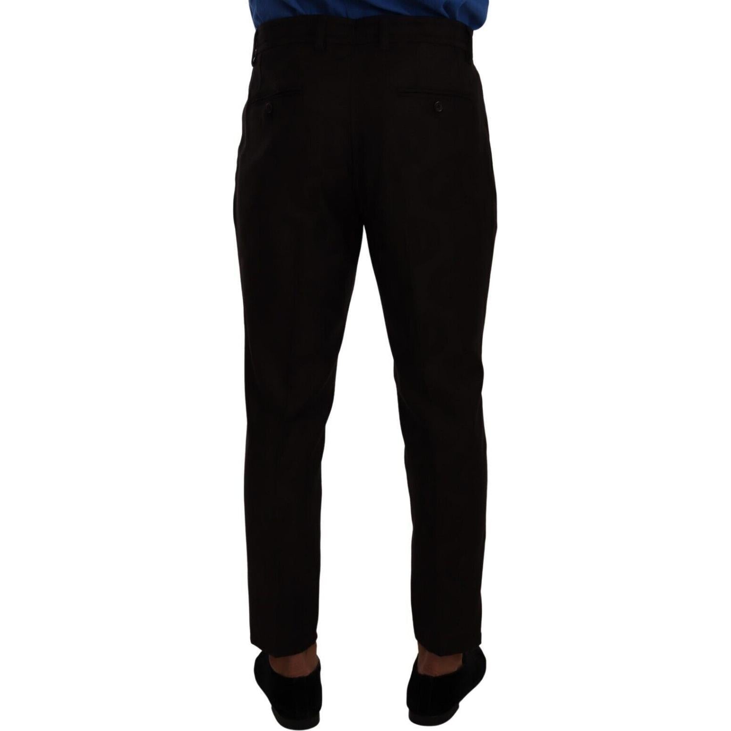 优雅的勃艮第羊毛慢跑裤