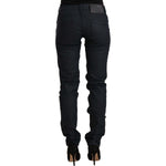 Acht Chic Low Waist Skinny Black Denim Acht Black