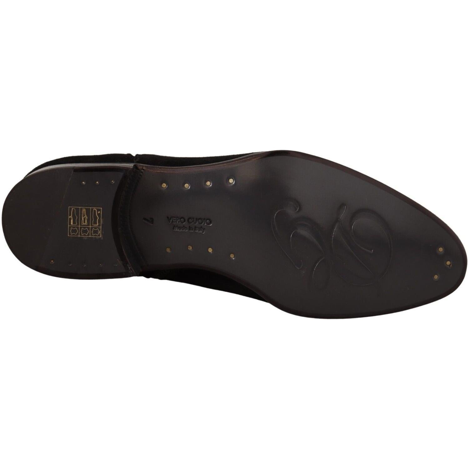 حذاء تشيلسي الأنيق المصنوع من الجلد المدبوغ من دولتشي آند غابانا