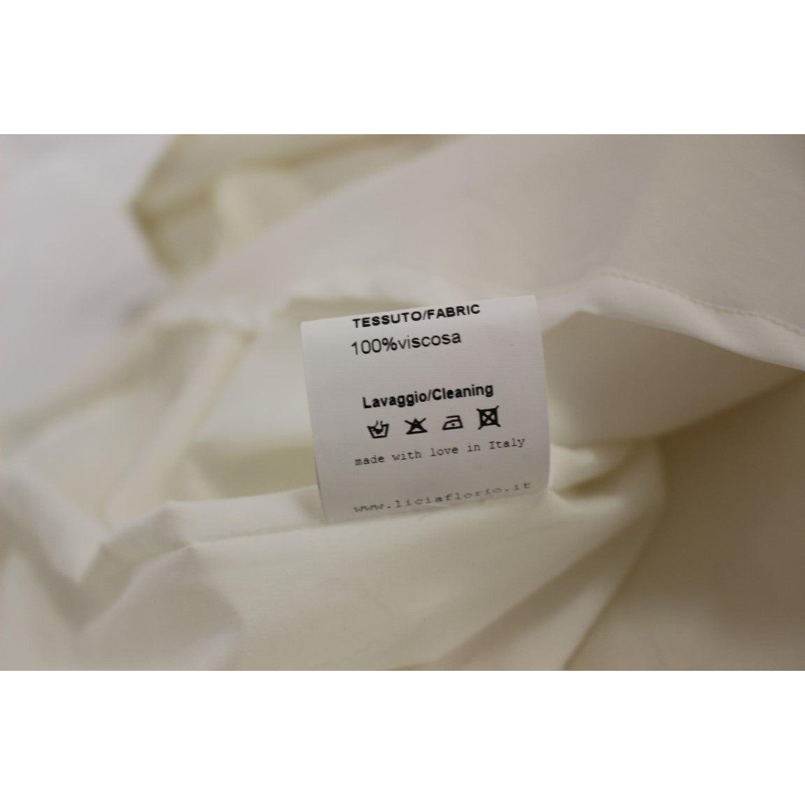 优雅白茶色挂脖连衣裙