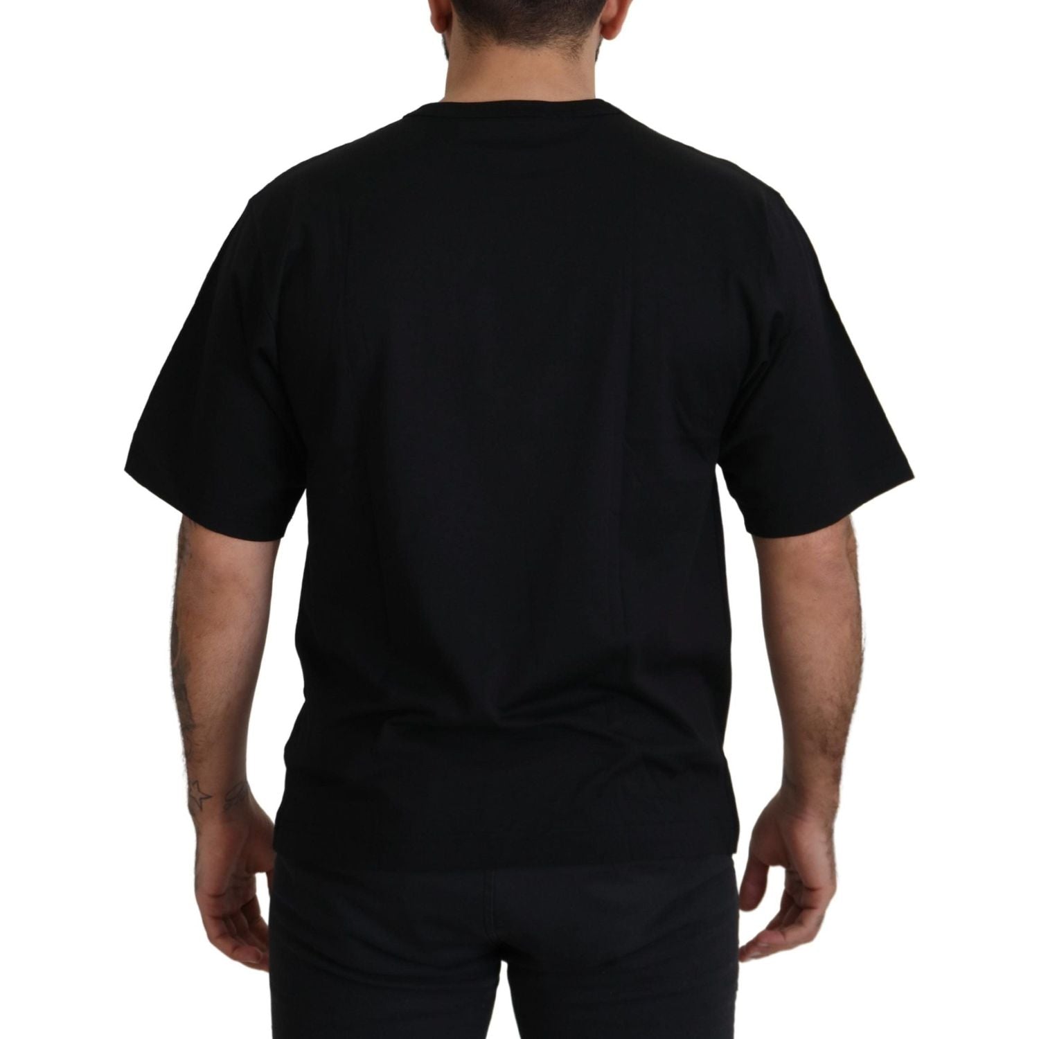 تي شيرت Dolce &amp; Gabbana Gold Star DG Emblem Crewneck