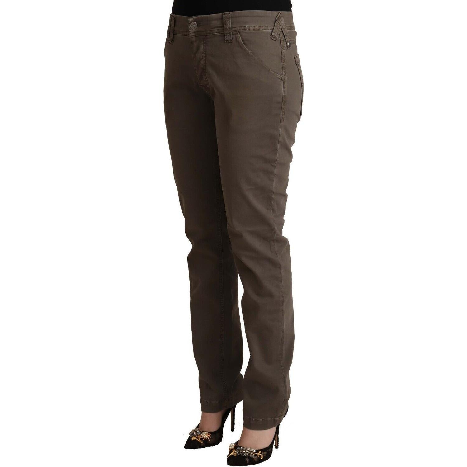 时尚低腰紧身牛仔裤