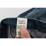 Acht Elegant Regular Fit Blue Wash Denim Acht Light Gray