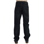 Acht Blue Wash Cotton Denim Straight Fit Jeans SIG30533-1