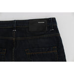 Acht Blue Wash Cotton Denim Straight Fit Jeans SIG30533-1